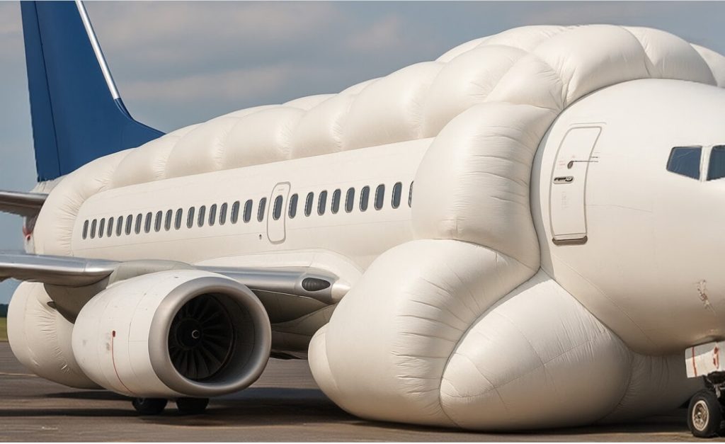 Ingeniører vil dække fly med gigantiske airbags styret af AI: og idéen er ikke så skør, som den lyder