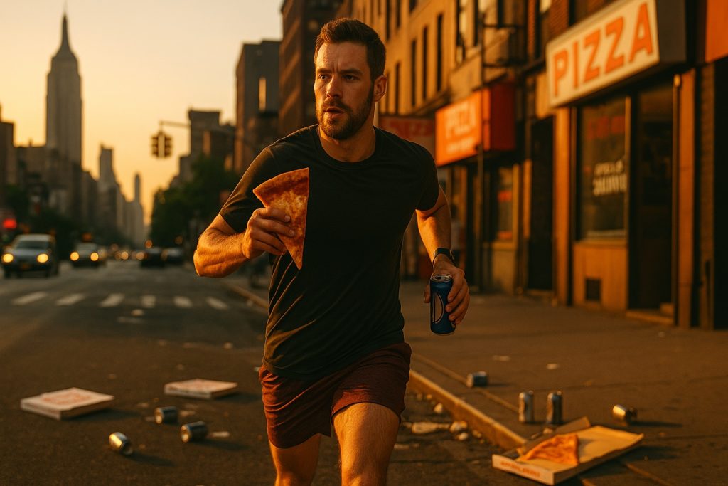 Ny 10-10-10 udfordring i New York kombinerer løb, pizza og øl i perfekt kaos