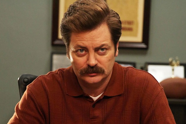 Nick Offerman laver genial ‘Parks and Rec’-prank på fly