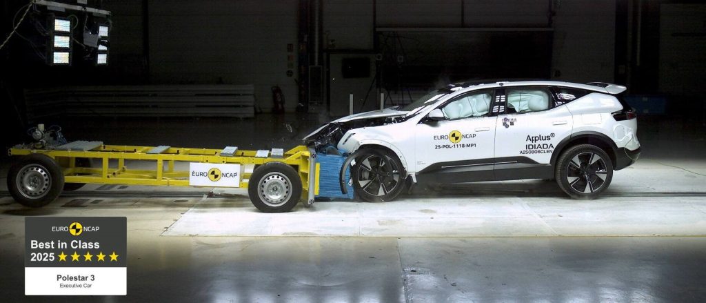 Polestar 3 er officielt en af de sikreste – Euro NCAP siger god for 2025