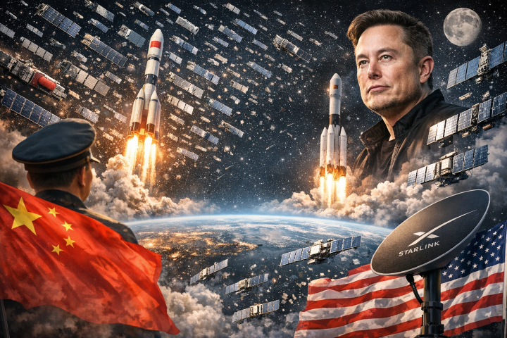 Rummet er fuldt: Kina planlægger 200.000 satellitter og peger fingre ad Elon Musk