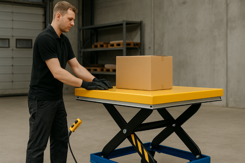 Ergonomiske løfteborde til effektiv og sikker håndtering i industrien