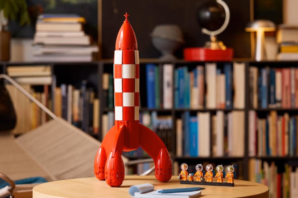 LEGO sender Tintin i rummet: Klassisk måneraket får nyt liv i klodser