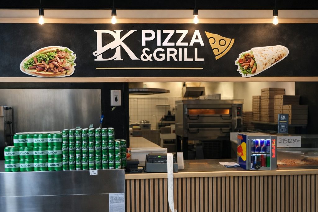 Kunde forarget: Pizzamanden drak af pizzasaucen og gik rundt med bare tæer