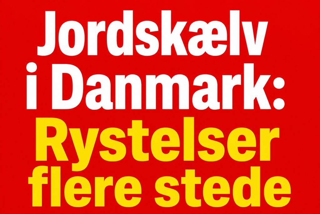 Jordskælv i Danmark: 4.2 på Richter-skalaen