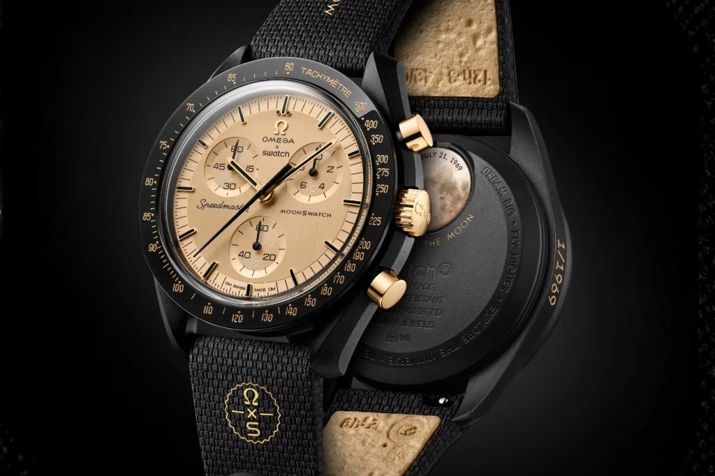 Swatch og OMEGA lancerer eksklusiv MoonSwatch lavet af smeltet guld fra vintage-ure