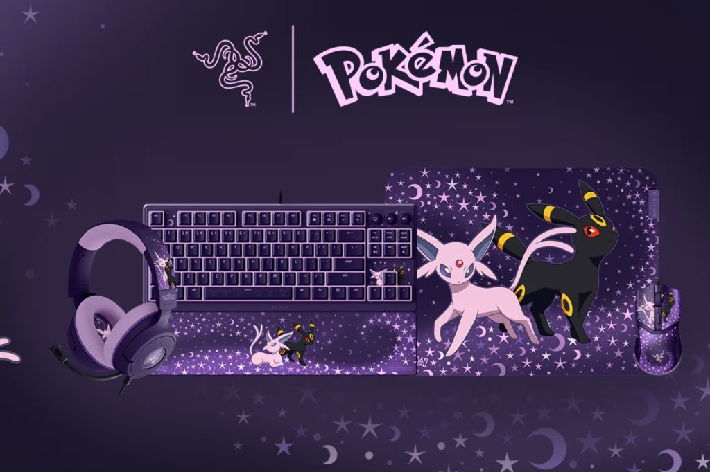Razer fejrer Pokémons 30-års jubilæum med gamerudstyr inspireret af Espeon og Umbreon
