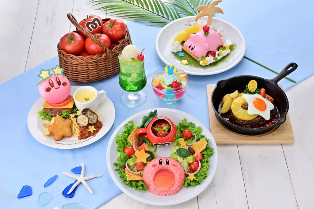 Kirby Café forvandler ikoniske power-ups til sommermenu fyldt med Nintendo-nostalgi